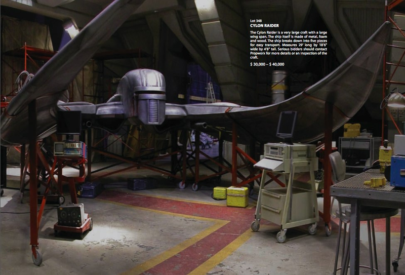 Illustration for article titled Bid On Battlestar Galactica's Life Size Raider Or The Cylon Resurrection Hot Tub